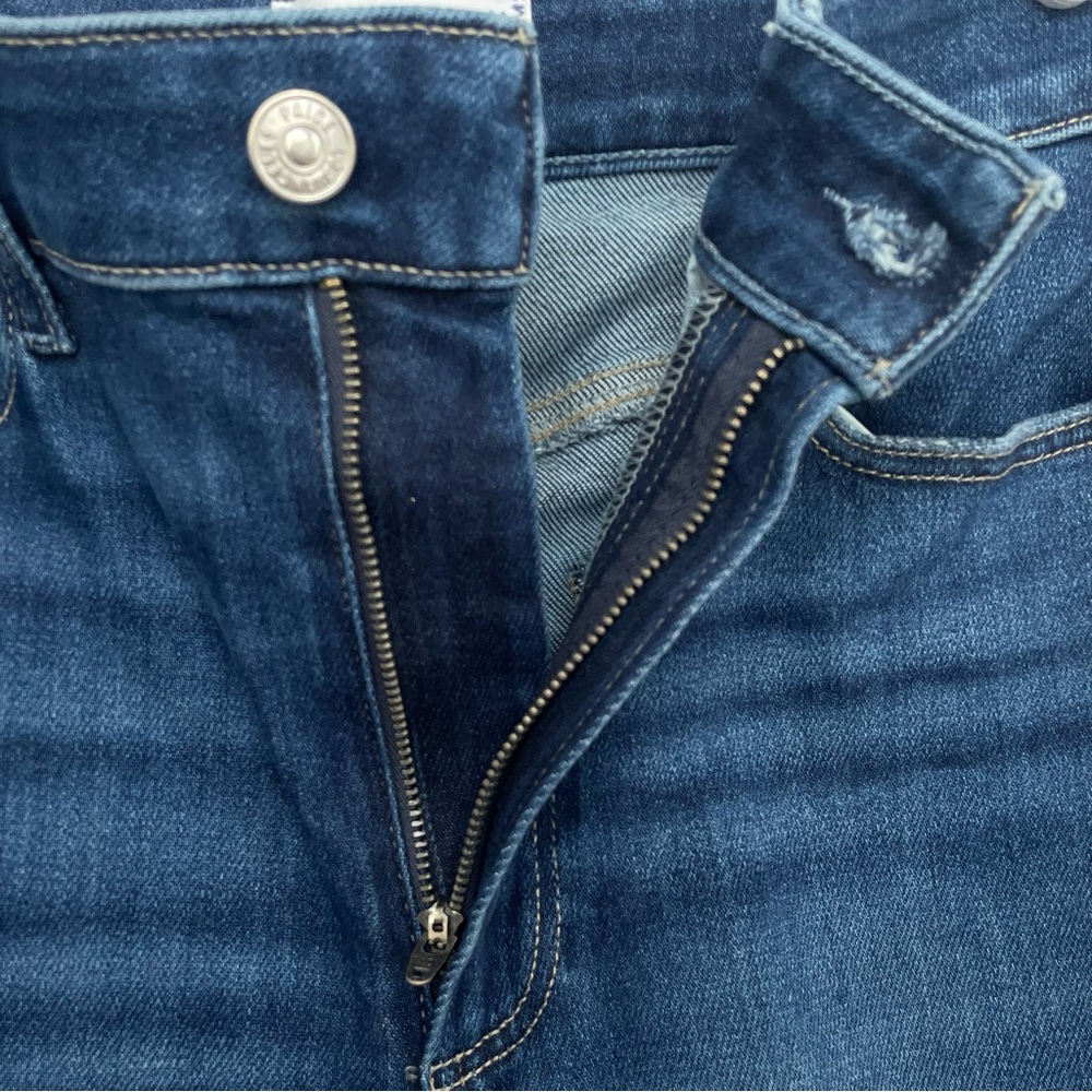 PAIGE Anessa Wide Leg Jeans Foreign Film Blue 27 NWT - Picture 12 of 16